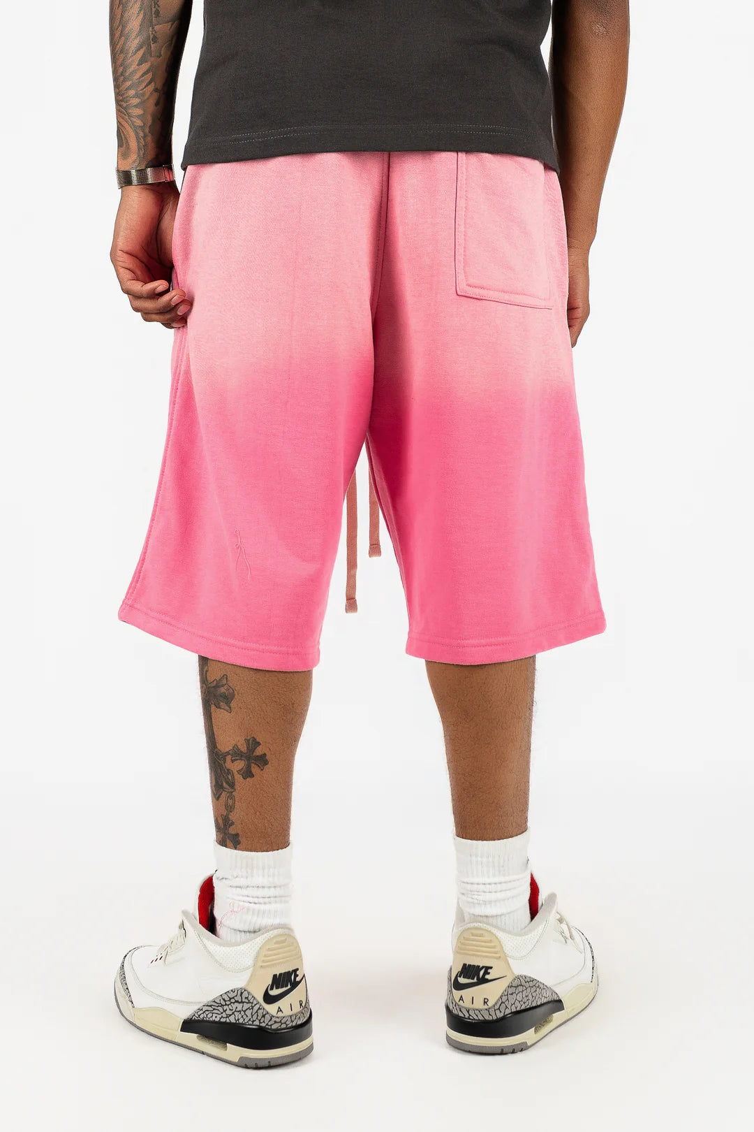 Sun-Dried Oversize Cotton Shorts