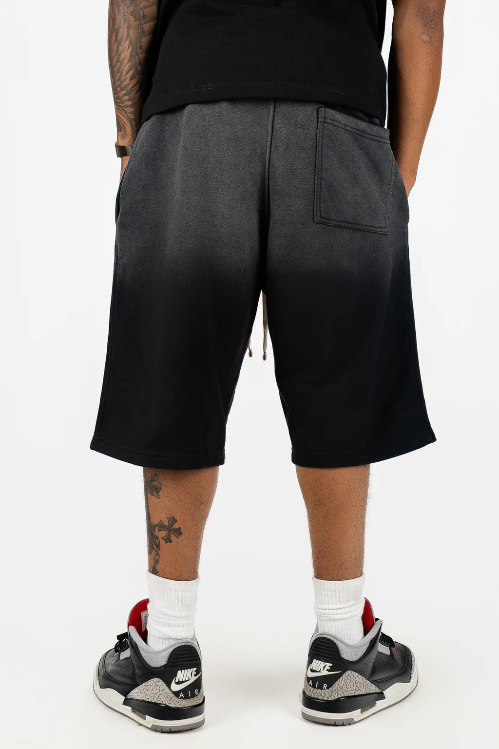 Sun-Dried Oversize Cotton Shorts