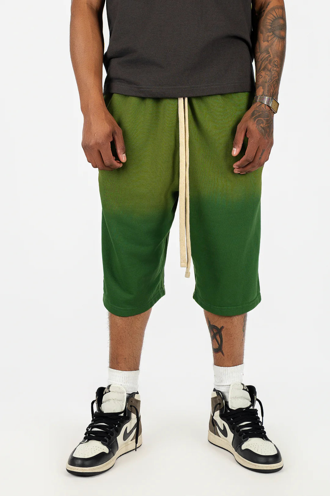 Sun-Dried Oversize Cotton Shorts