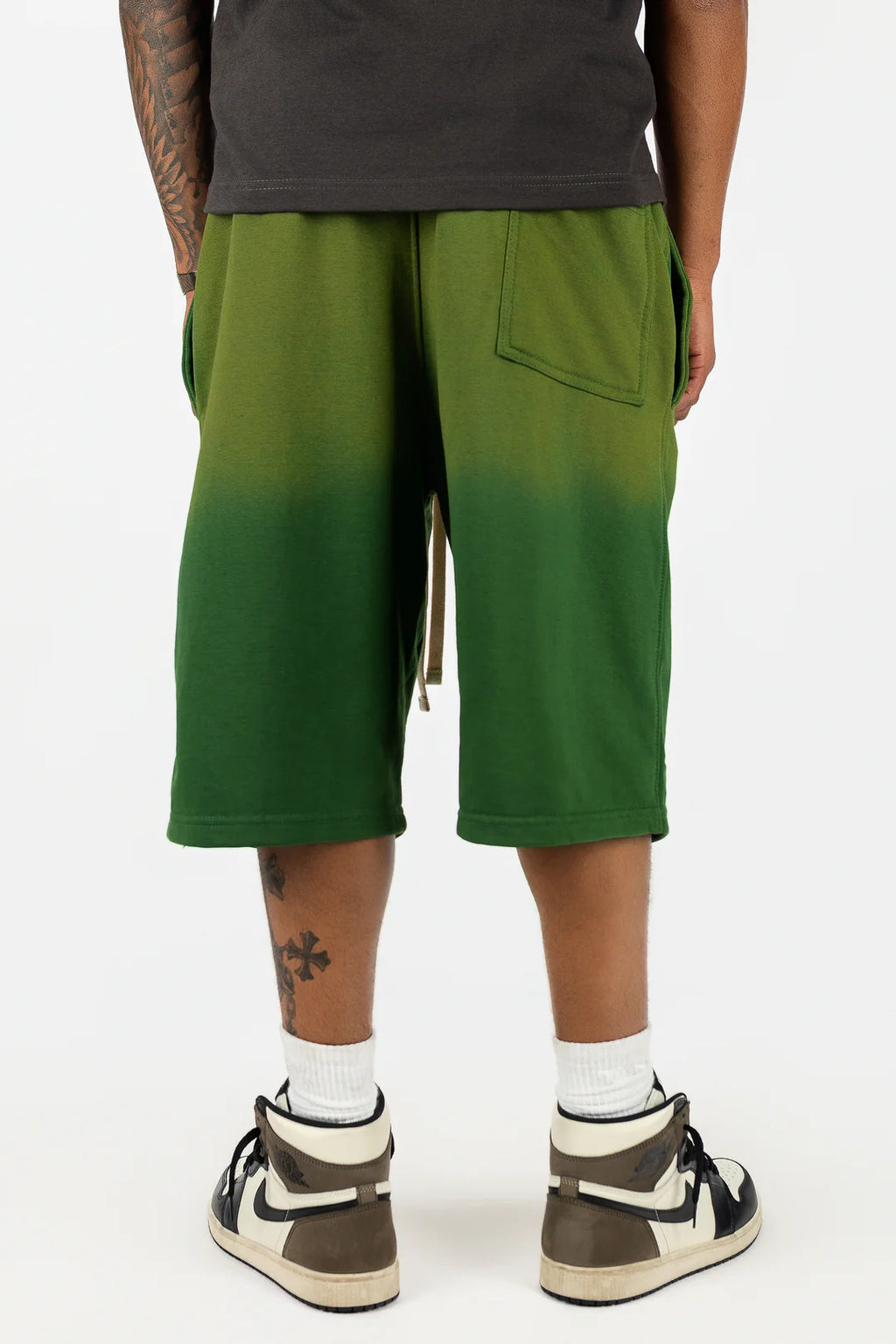 Sun-Dried Oversize Cotton Shorts