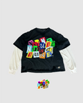"Magazine Clippings" Double Sleeve T-Shirt