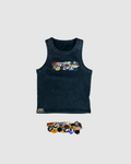 "Notebook Stickers" Baby Tank Top