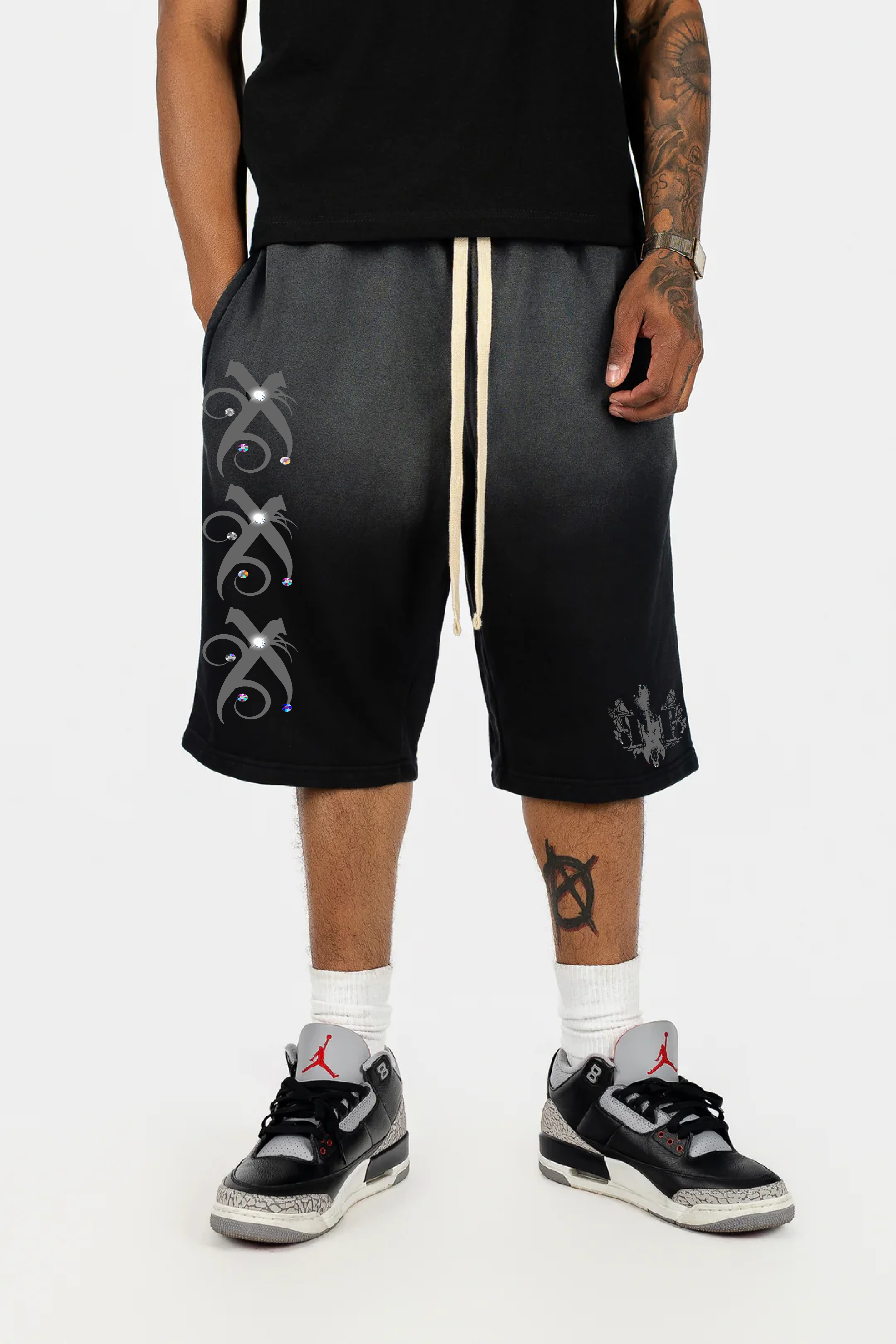 ROCKSTAW SUN-DRIED BAGGY OVERSIZE SHORTS